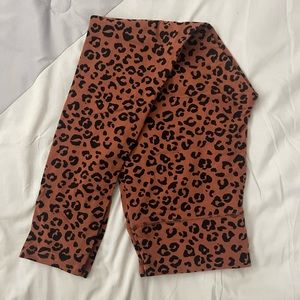 Wild Fab Target leopard cheetah leggings pant  Medium